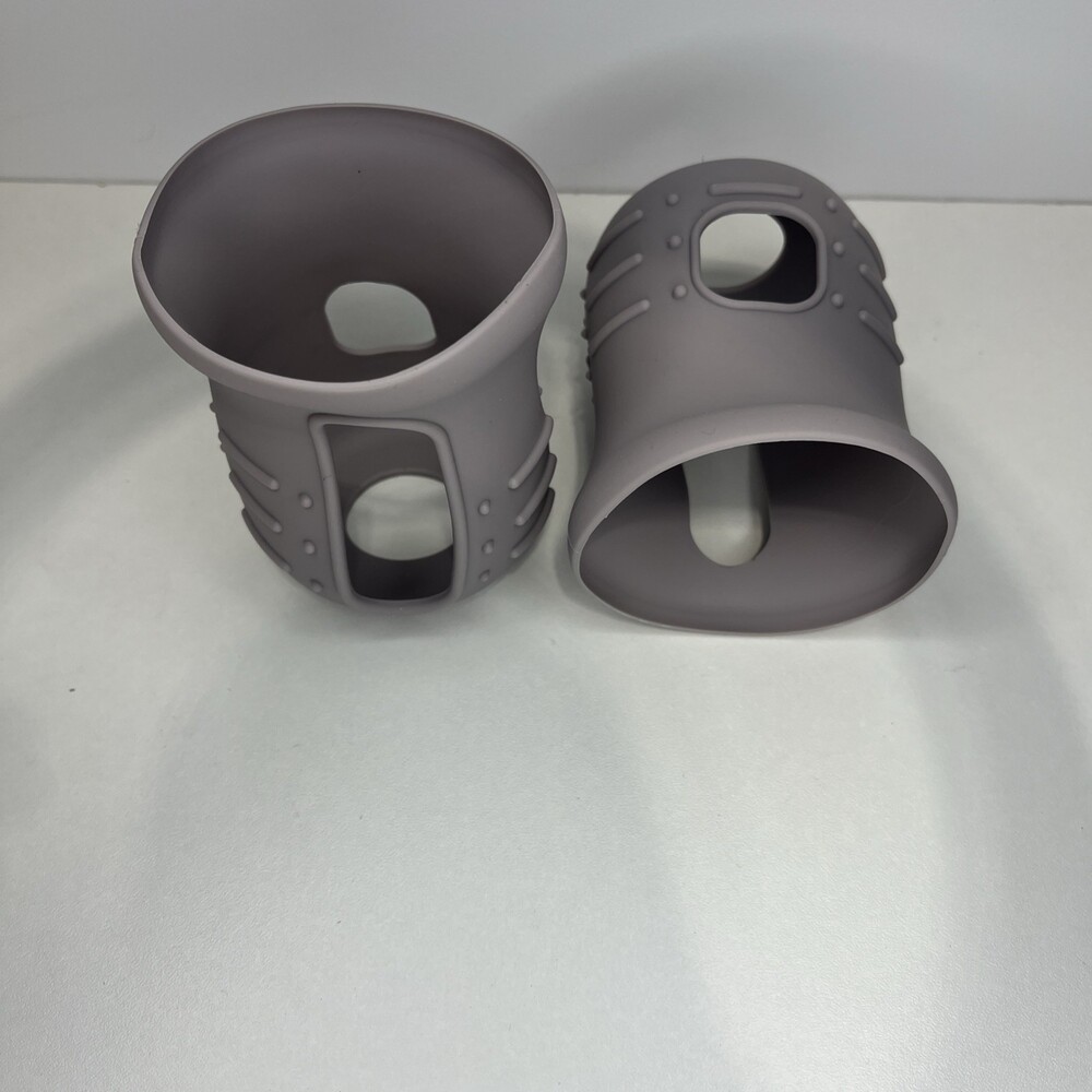 haakaa silicone glass baby bottle cover 2 pack NEW 180mL 6 oz size - Picture 8 of 10